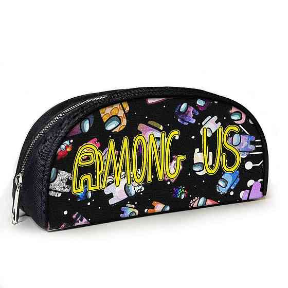 Пенал шкільний Амонг Ас/Among Us 23х10х8 см з принтом для хлопчика (02805) Київ