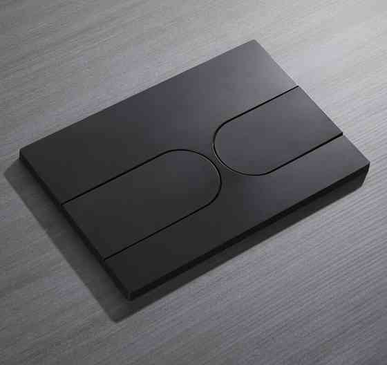 Панель змиву Koer KT-0604-05 240x160x10mm пластикова, кнопка закруглена   ( KR5324 ) 21460 Харків