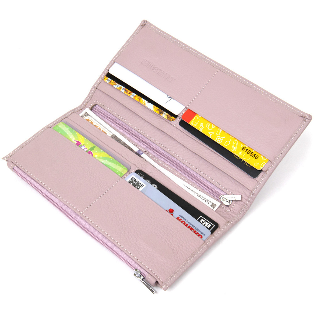 Женский кожаный кошелек ST Leather 19384 Лиловый Киев - изображение 8