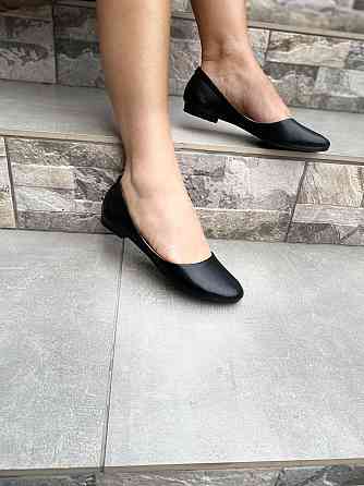 Kentro Балетки жіночі KENTO 10023 чорні (весна-осінь, шкіра натуральна) (3437) лише 35р. Коломыя