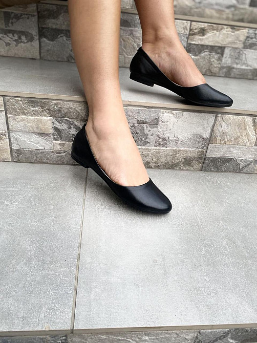 Kentro Балетки жіночі KENTO 10023 чорні (весна-осінь, шкіра натуральна) (3437) лише 35р. Коломия - фото 4