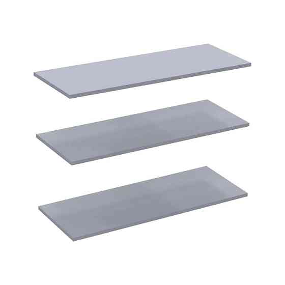 Комплект полиць для шафи Doros Promo Сірий 3шт. 86.7х35х1.6 DRS-011631 Дніпро
