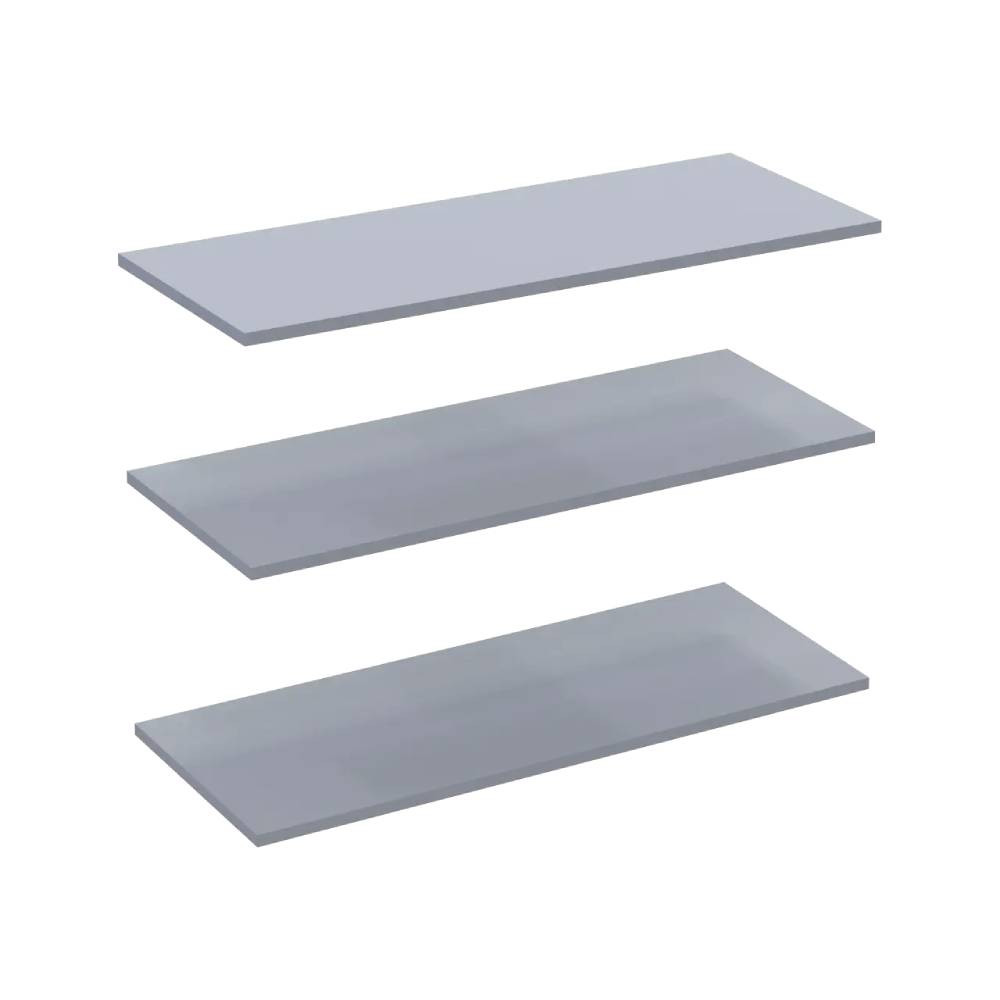Комплект полиць для шафи Doros Promo Сірий 3шт. 86.7х35х1.6 DRS-011631 Дніпро - фото 2