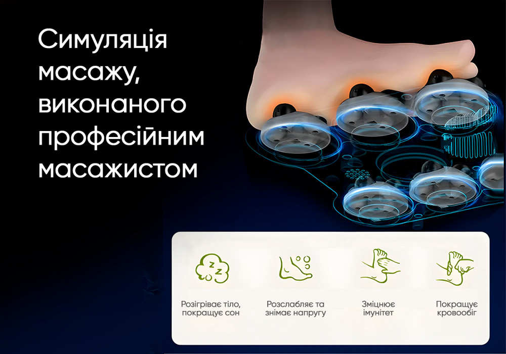 Масажна ванна для ніг EasyFit з підігрівом, масажер для стоп електричний Коломыя - изображение 2