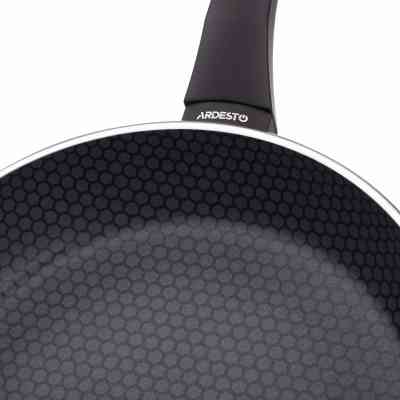 Сковорода Ardesto Gemini Salerno, 24см, алюміній, чорний (AR1324A) Вінниця