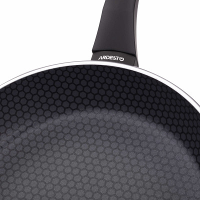 Сковорода Ardesto Gemini Salerno, 24см, алюміній, чорний (AR1324A) Винница - изображение 5