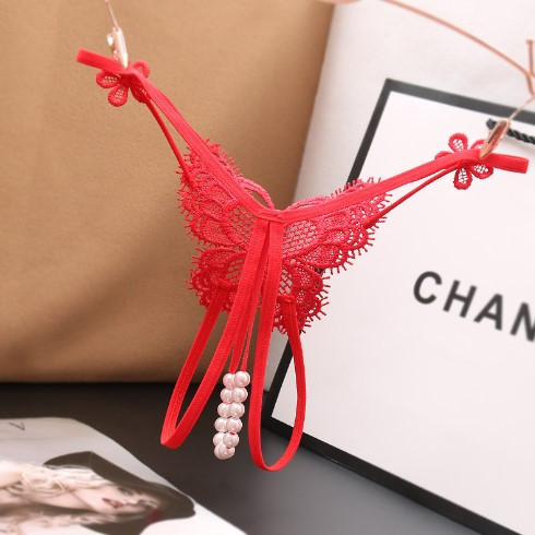 Трусики з перлинами Метелик універсальний червоний Київ - фото 5