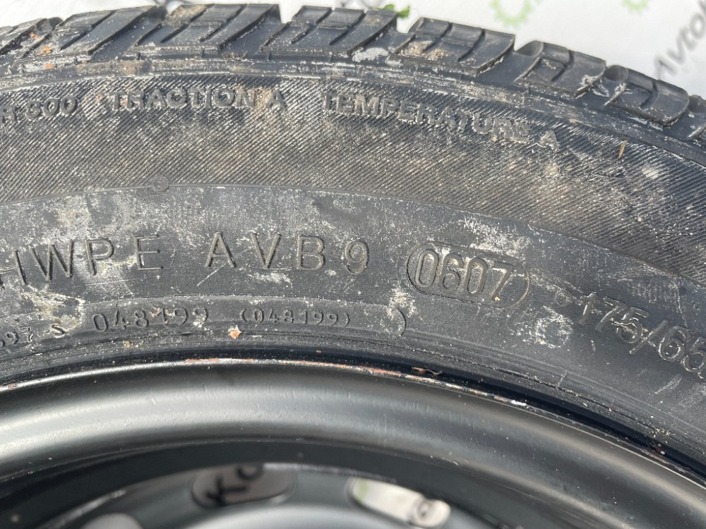 Запаска диск з шиною Continental 175/65 R14 Ford Fusion 2002-2012 Ковель - фото 6