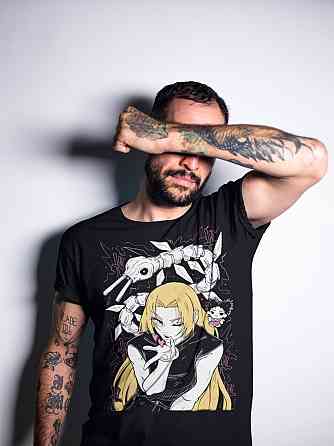 Футболка для мальчика аниме Магическая битва оверсайз (рост от 165 до 180 ) Черний AnimeJ0307m Днепр