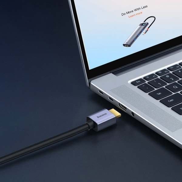 Кабель HDMI M - M, 3m, V2.0 4K, high definition Series Graphene WKGQ020301 Baseus Чорний (WKGQ020301) Київ - фото 8