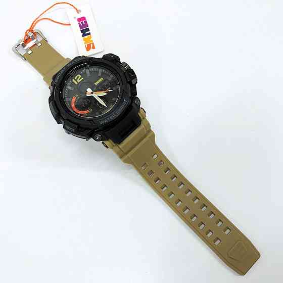 Надійні чоловічі наручні годинники SKMEI, Армійські годинники мілітарі спортивні скмей AO-52 Івано-Франківськ