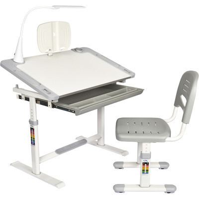 Парта зі стільцем FunDesk Littonia Grey (222529) Вінниця - фото 8