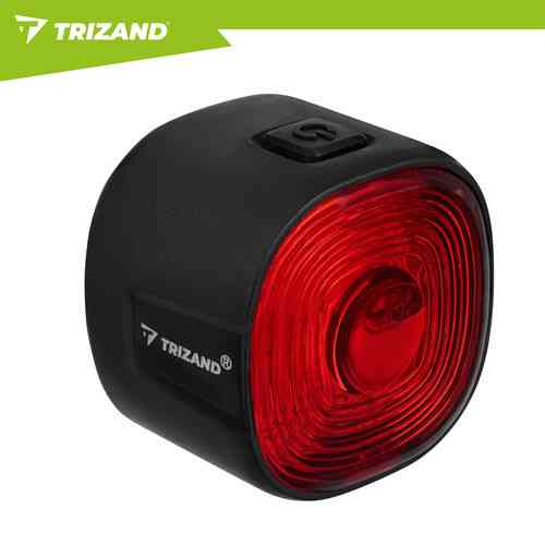 Задній велосипедний ліхтар USB червоний 6 режимів Trizand (27562) Нововолинськ