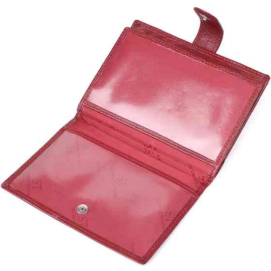 Стильна обкладинка на документи для жінок з натуральної шкіри ST Leather 23117 Бордовий Київ