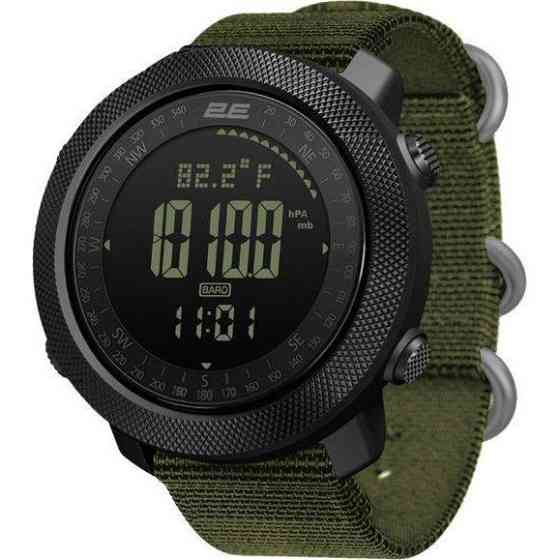 Тактические часы 2E Trek Pro Black с компасом, барометром и шагомером (2E-TCW30BK) Киев