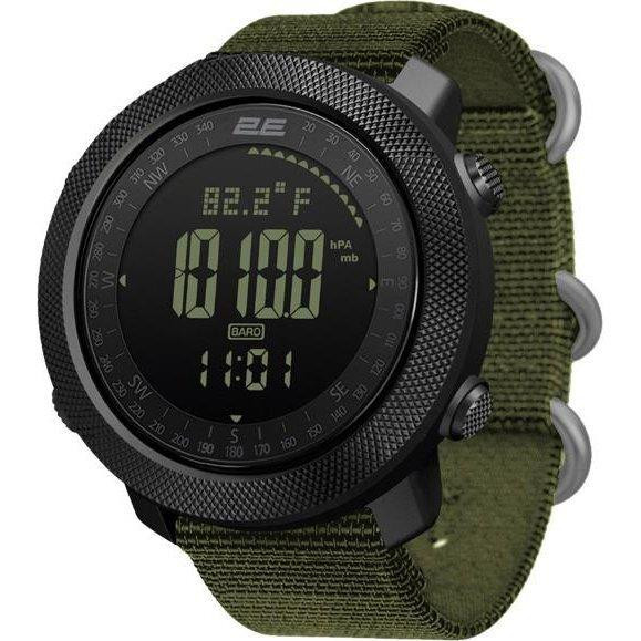 Тактические часы 2E Trek Pro Black с компасом, барометром и шагомером (2E-TCW30BK) Киев - изображение 1