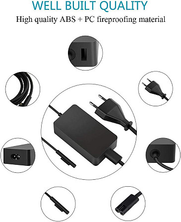 Блок питания 12V 3.6A 48W для Microsoft Surface Pro 1 2, RT, Windows 8, зарядное устройство 1601, 15 Киев - изображение 4