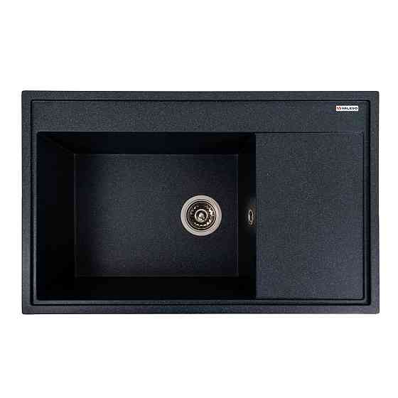 VALESO Гранітна мийка для кухні VALESO AZURIT 7950 матова Антрацит Киев