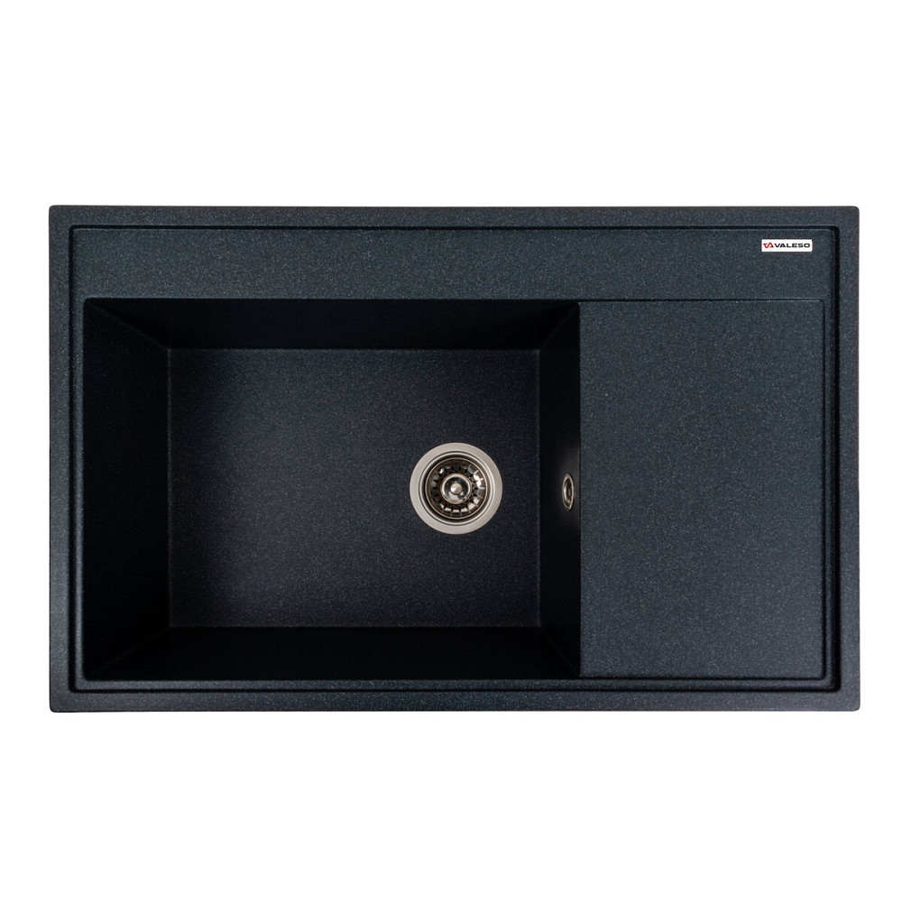 VALESO Гранітна мийка для кухні VALESO AZURIT 7950 матова Антрацит Киев - изображение 1