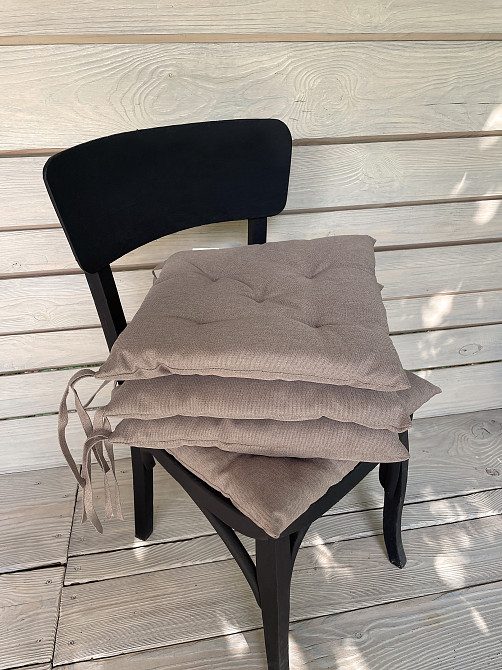 Подушка для стільців (38x38х5 см) Decorator Sawana колір пудровий 84-037 Київ - фото 6