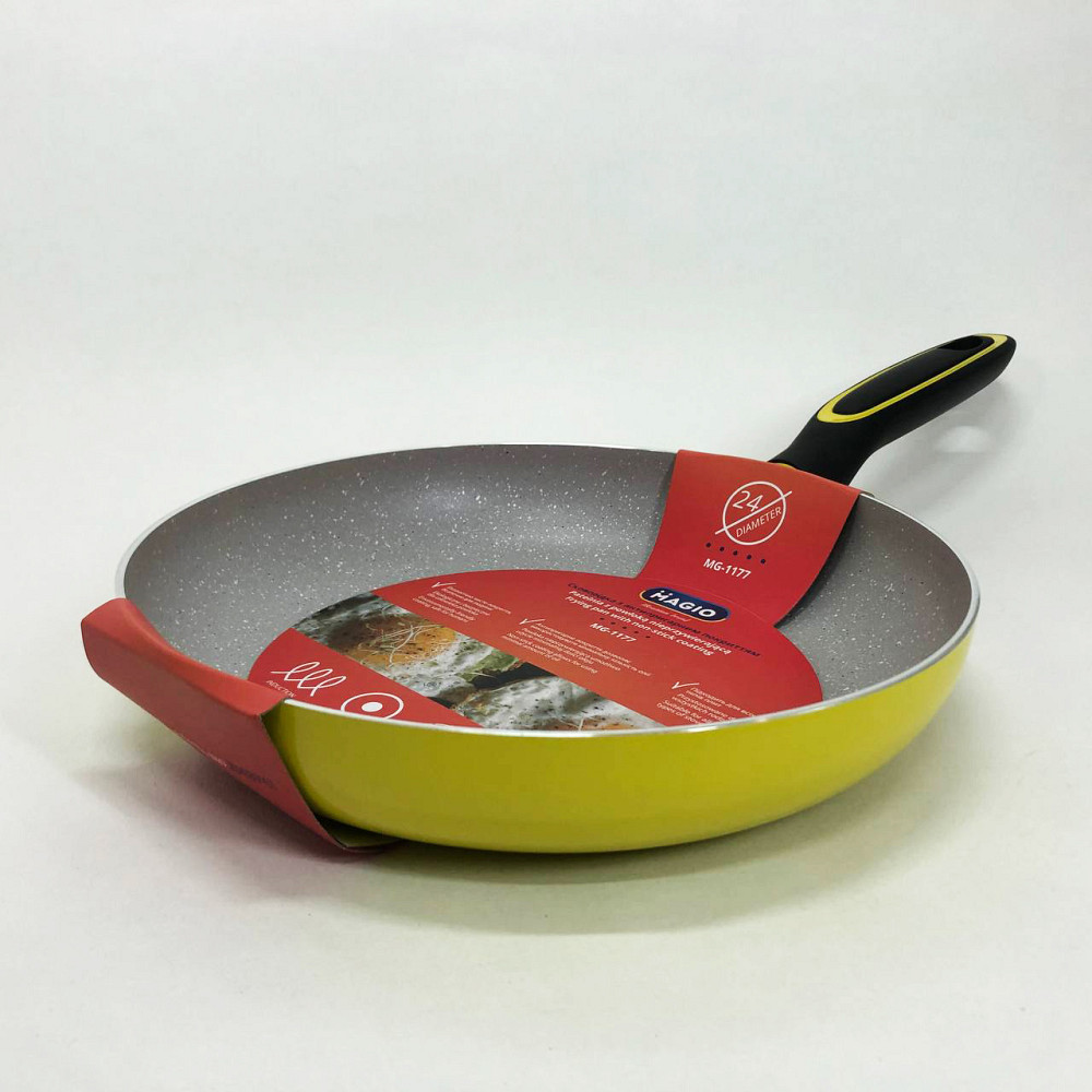 Сковорода антипригарная с высокими бортами, Сковорода для индукционных варочных панелей CN-17 Львов - изображение 6