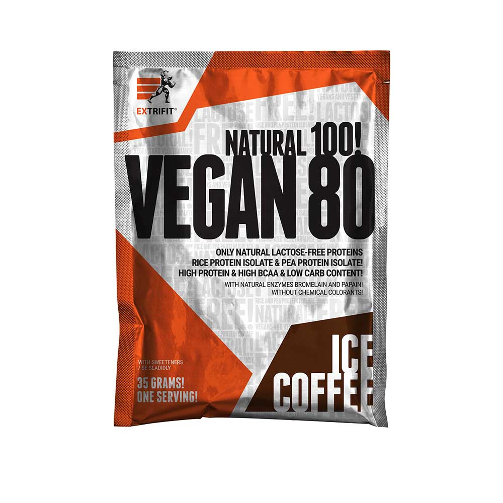 Протеин Extrifit VEGAN 80 35g (ICE COFFEE) Луцк - изображение 1