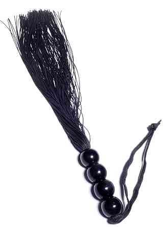 Силиконовый флогер ( длина 37 см ) Fetish Boss Series - Silicone Whip Black 14