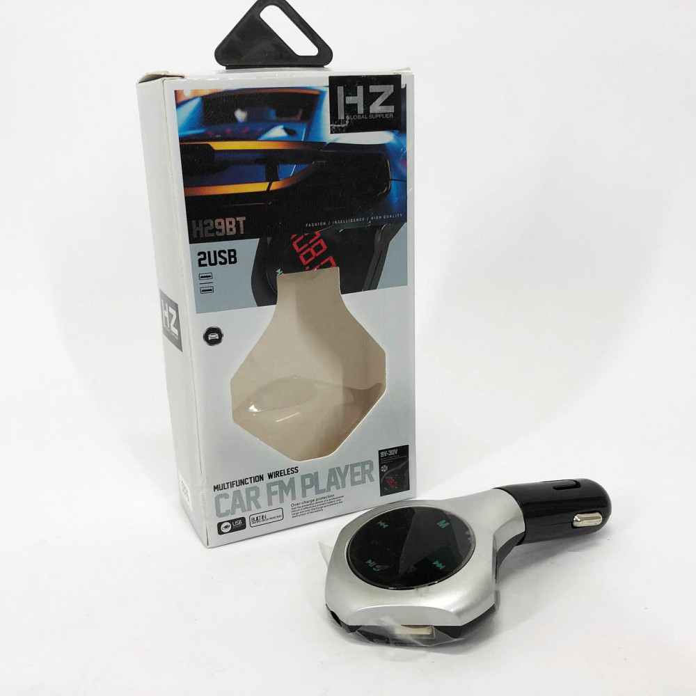 Автомобильный модулятор fm с usb H29 BT, Адаптер в прикуриватель для флешки, FM модулятор UF-723 с bluetooth Київ - фото 9