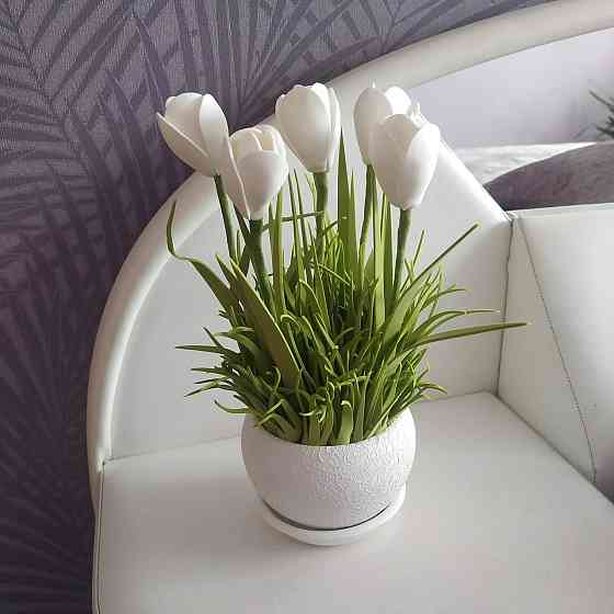 Світильник-нічник_Білі крокуси Дніпро