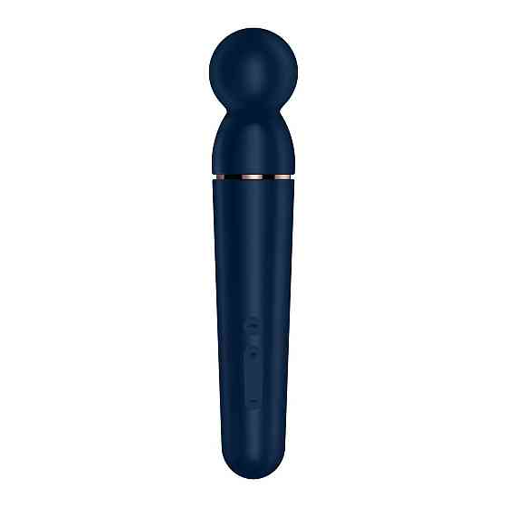 Вібромасажер Satisfyer Planet Wand-er Blue/Rosegold, дуже потужний, бездротовий Sex Aura Київ