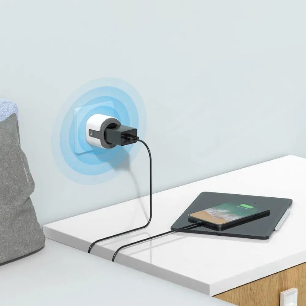 Розумна розетка WiFi з лічильником електроенергії 20А, Tuya Smart 4400Вт, Сіра / Розетка для моніторингу енергії Київ - фото 6