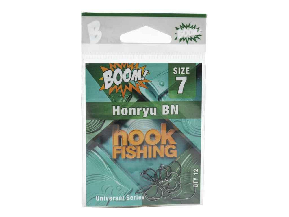 Крючок для мирной рыбы Honryu BN No7 (12 шт/уп) (BN) ТМ BOOM Киев - изображение 1