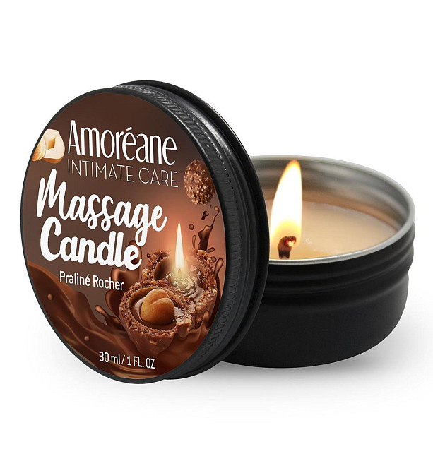 Масажна свічка Swieca Massage Candle Praline Rocher (30ml) Sex Aura Київ - фото 1