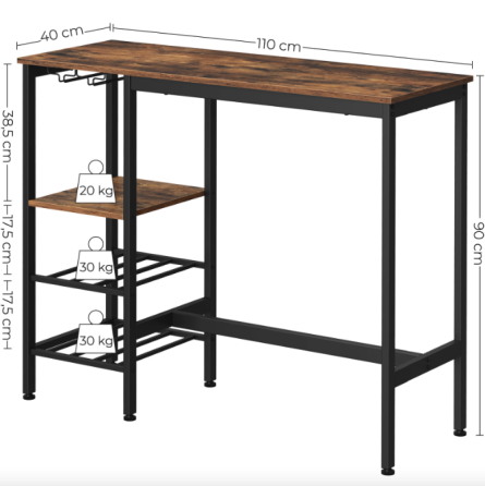 Барний стіл Leobert Taor в стилі Loft Київ