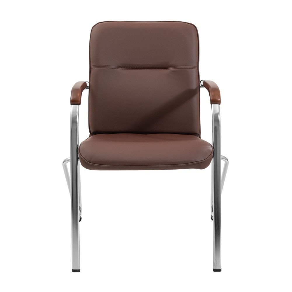 Офісне Конференційне Крісло Chair Samba CF Хром Коричневий Київ - фото 2