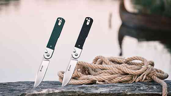 Нож складной Ganzo G767-GB зеленый Ровно