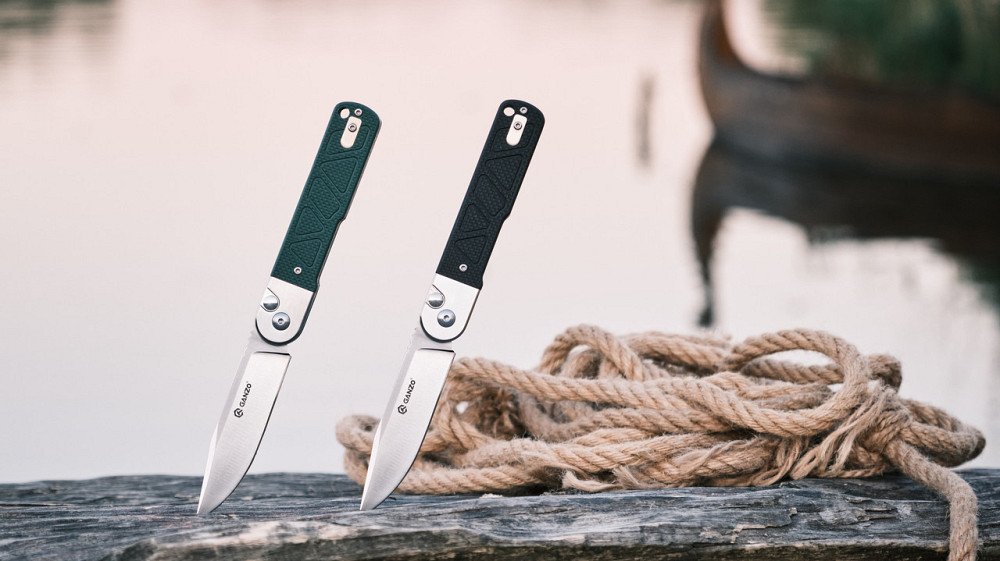 Нож складной Ganzo G767-GB зеленый Ровно - изображение 5