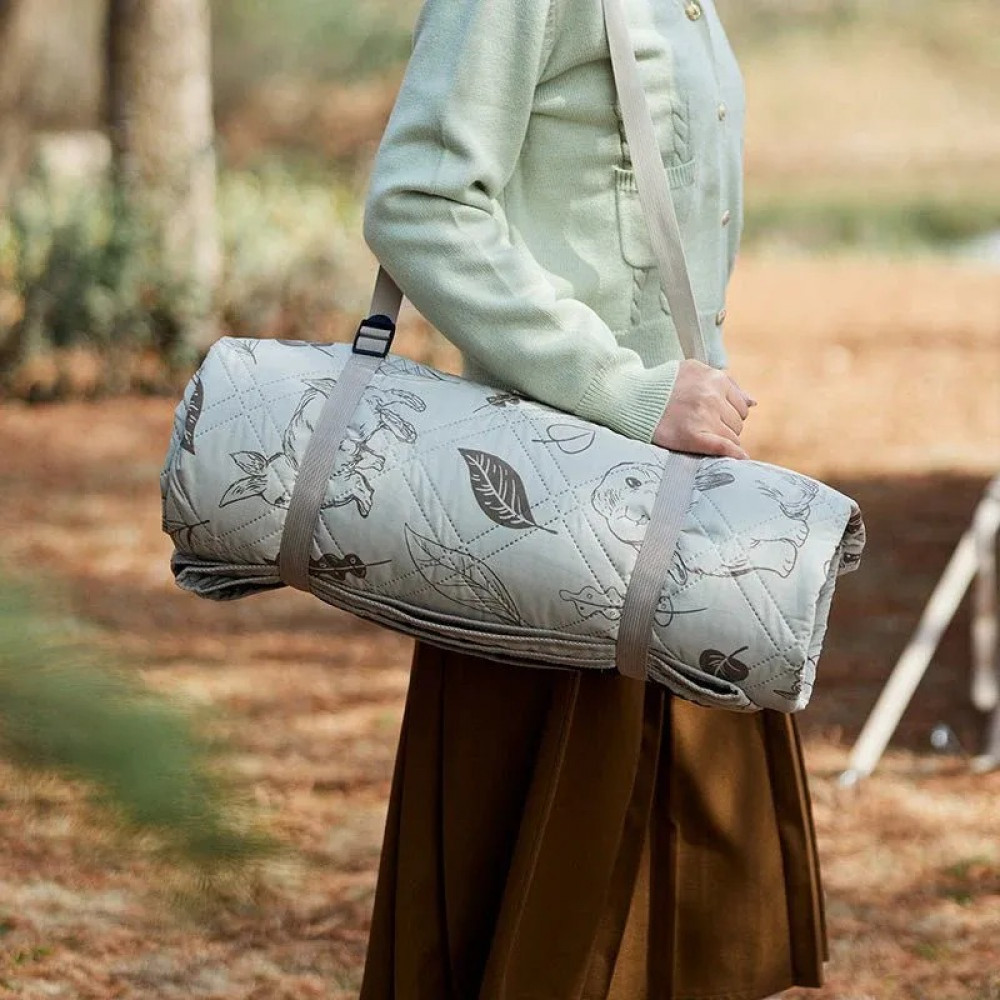 Килимок для пікніка Naturehike 270*395 CNH22DZ025, бежевий принт Київ - фото 2