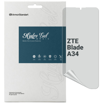Пленка защитная Armorstandart Matte ZTE Blade A34 (ARM78874) Винница - изображение 1