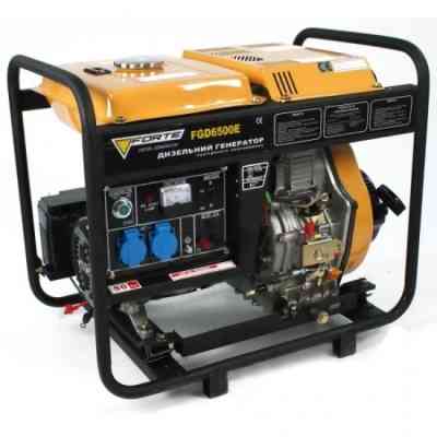 Генератор Forte дизельный FGD6500E 4.5kW (43690) Винница