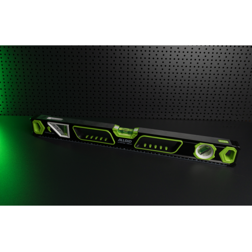 Alloid Pro. Рівень будівельний 100см, 3 капсули з магнітом та боковим вікном Одеса - фото 7