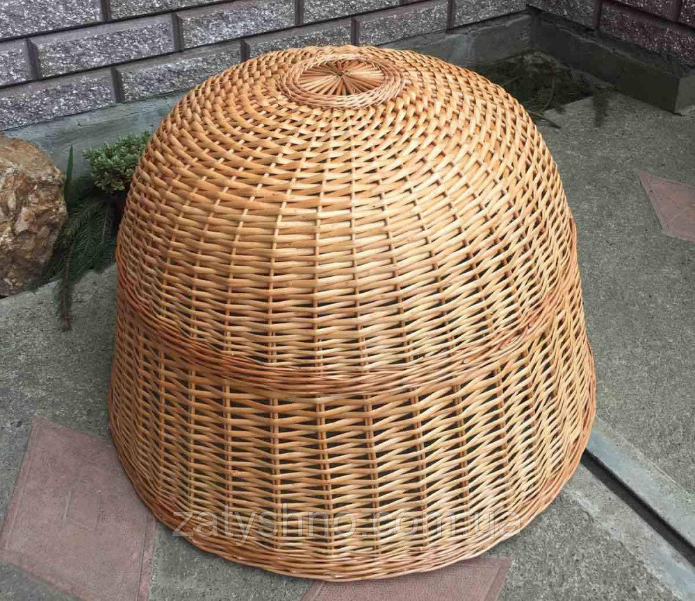 Габаритная люстра плетеная | люстра из лозы лакированая  /плетеной светильник для магазина Киев - изображение 4