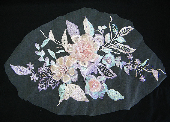 Аплікація для одягу нашивка Квіти Київ - фото 1