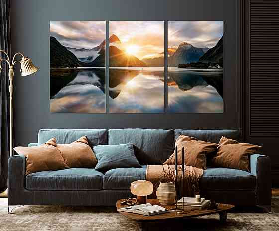 Модульная картина в гостиную / спальню   Природа   ART-107_3A 70х130 см Киев