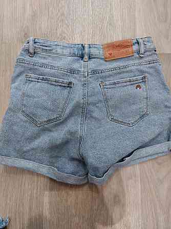 Шорты джинсовые женские Б/У 42 голубой Киев