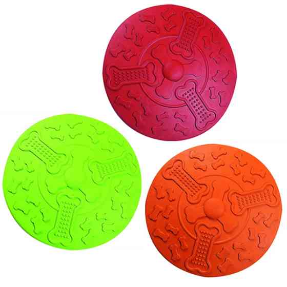 Flamingo Frisbee ФЛАМІНГО ФРІСБІ інтерактивна гумова іграшка для собак Київ
