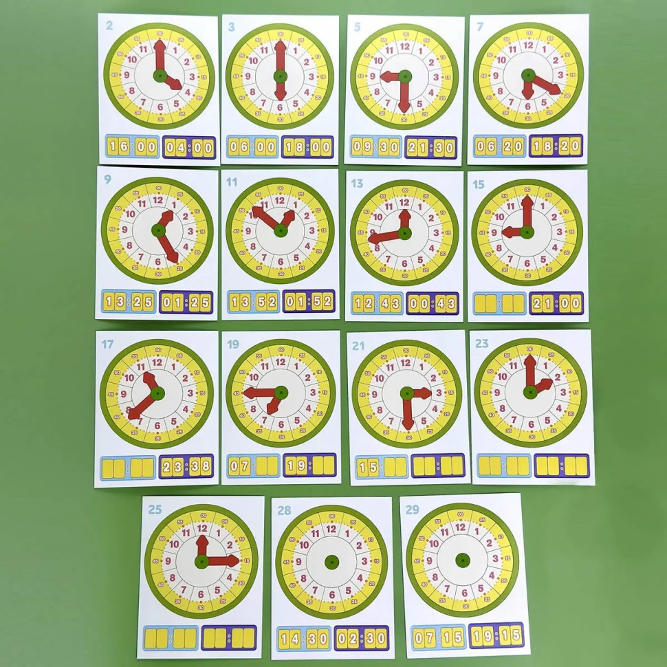 Розвиваюча гра Годинник - Вчимо час (ПСД279) PSD279 Вінниця - фото 7