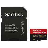 Карта пам'яті SanDisk 32GB microSD class 10 V30 A1 UHS-I U3 4K Extreme Pro (SDSQXCG-032G-GN6MA) Киев