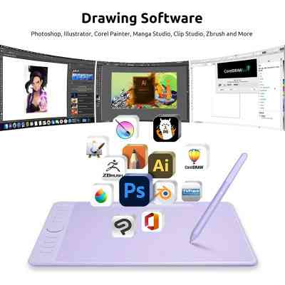 Графічний планшет Parblo Intangbo M Violet (INTANGBOMP) Вінниця