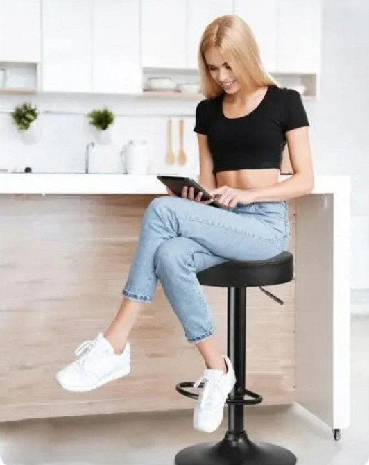 Стул барный BONRO B-067 регулируемый стульчик для кухни, барной стойки Киев - изображение 8